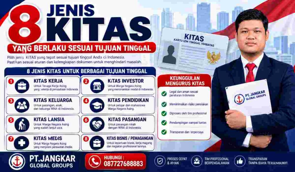 8 Jenis KITAS yang Berlaku Sesuai Tujuan Tinggal