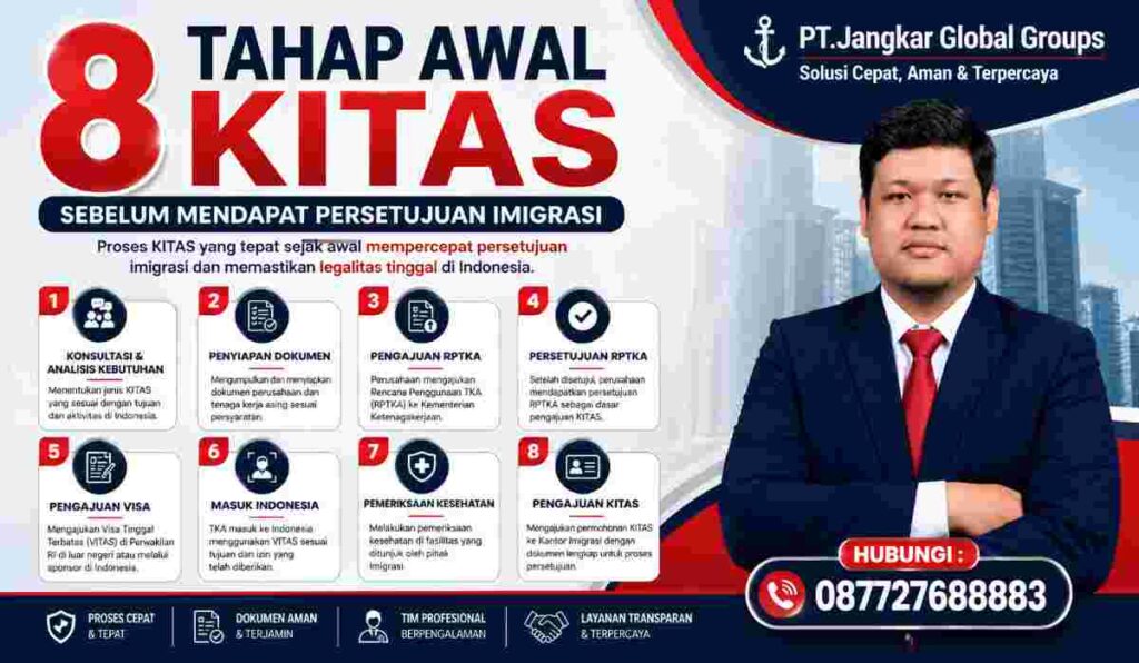 8 Tahap Awal KITAS Sebelum Mendapat Persetujuan Imigrasi