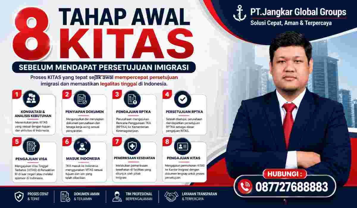 8 Tahap Awal KITAS Sebelum Mendapat Persetujuan Imigrasi