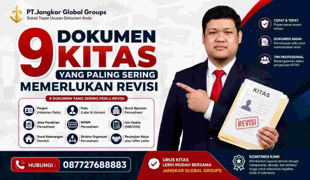 9 Dokumen KITAS yang Paling Sering Memerlukan Revisi