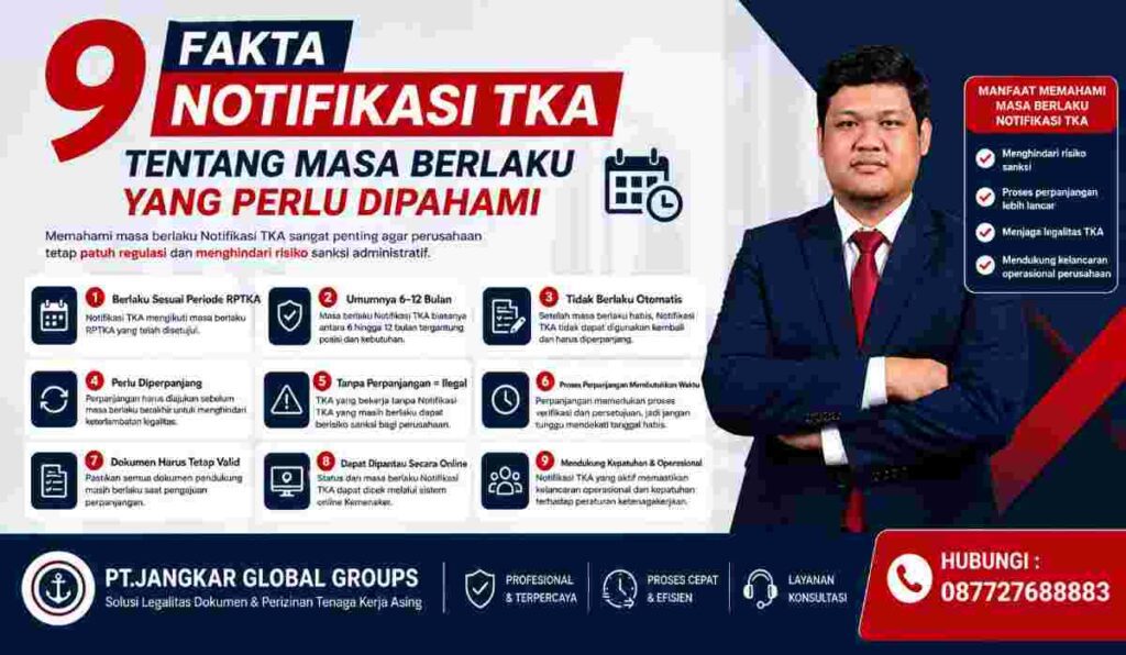 9 Fakta Notifikasi TKA tentang Masa Berlaku yang Perlu Dipahami
