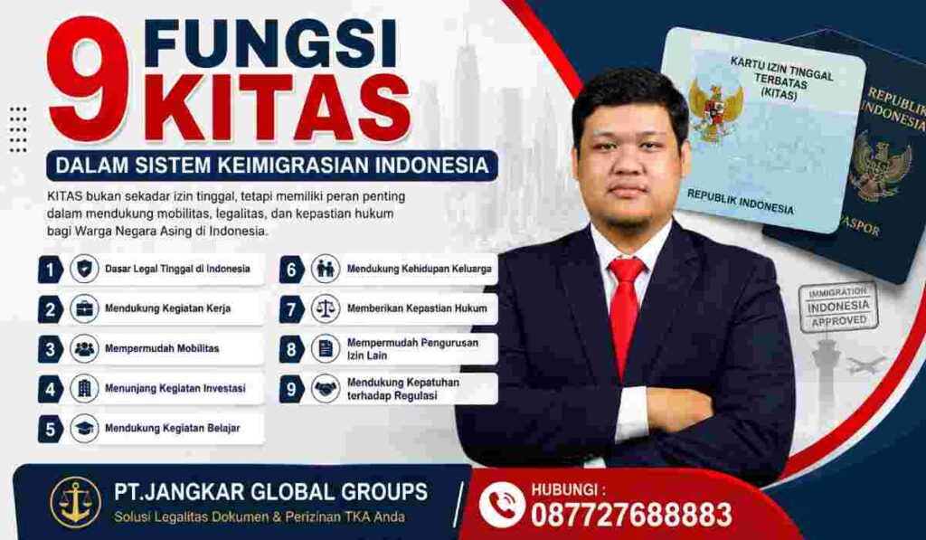 9 Fungsi KITAS dalam Sistem Keimigrasian Indonesia