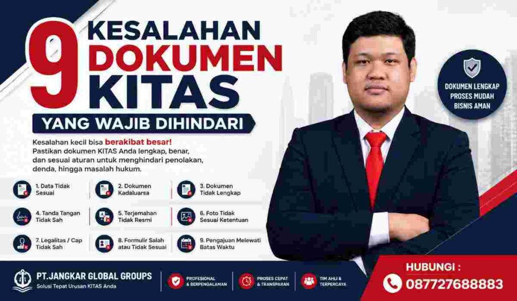 9 Kesalahan Dokumen KITAS yang Wajib Dihindari