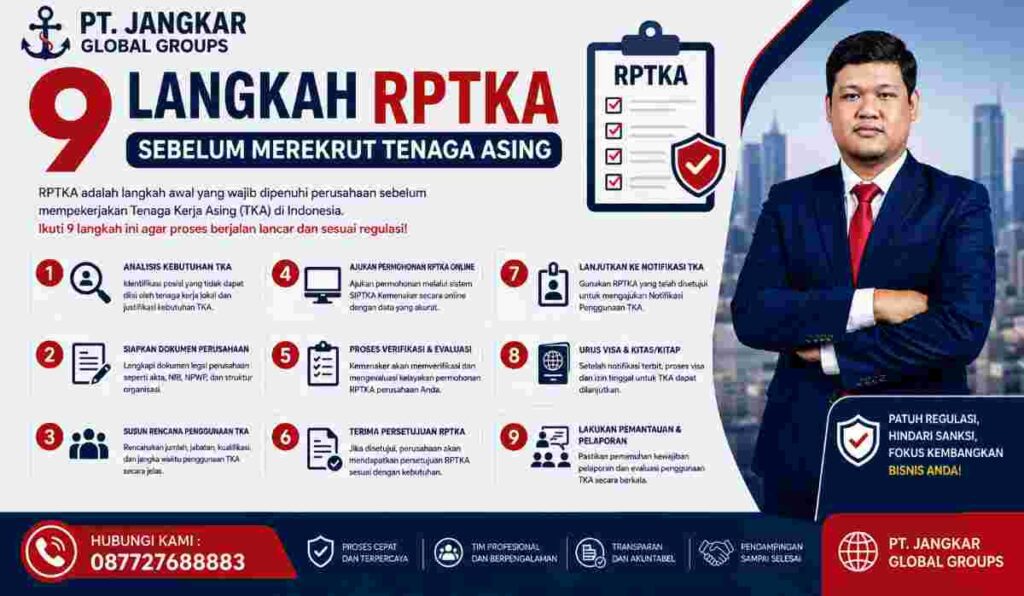 9 Langkah RPTKA Sebelum Merekrut Tenaga Asing