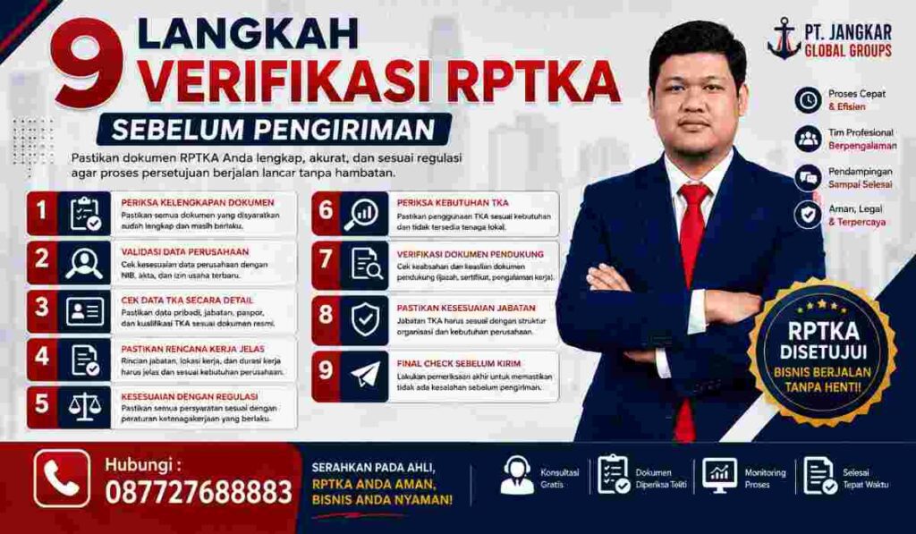 9 Langkah Verifikasi RPTKA Sebelum Pengiriman