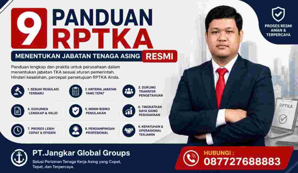 9 Panduan RPTKA Menentukan Jabatan Tenaga Asing resmi