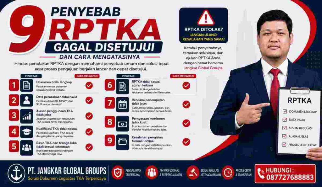 9 Penyebab RPTKA Gagal Disetujui dan Cara Mengatasinya
