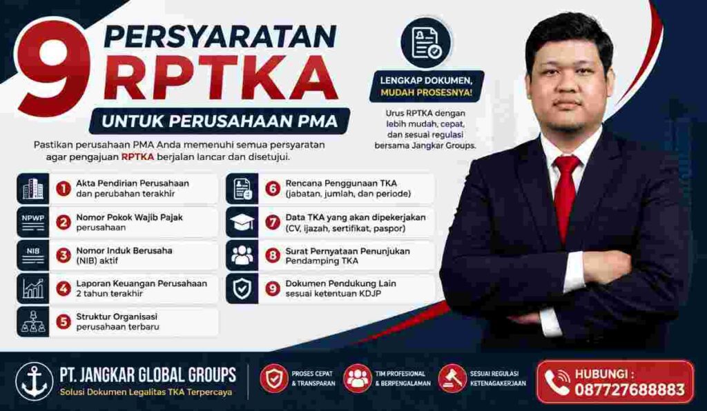 9 Persyaratan RPTKA untuk Perusahaan PMA