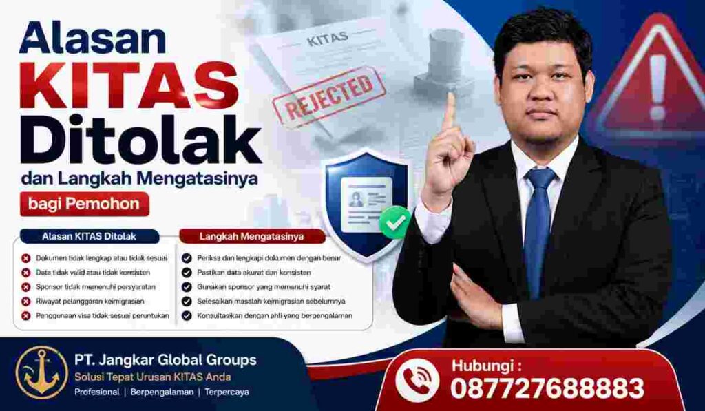 Alasan KITAS Ditolak dan Langkah Mengatasinya bagi Pemohon