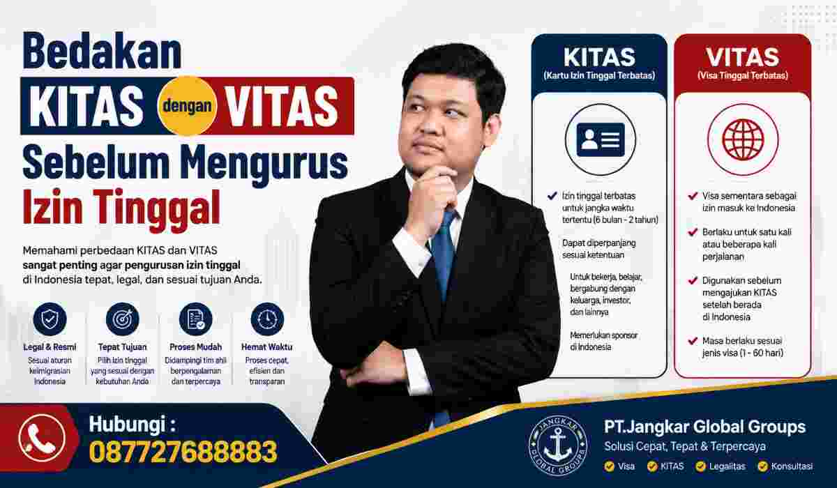 Bedakan KITAS dengan VITAS Sebelum Mengurus Izin Tinggal