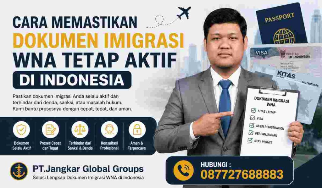 Cara Memastikan Dokumen Imigrasi WNA Tetap Aktif di Indonesia