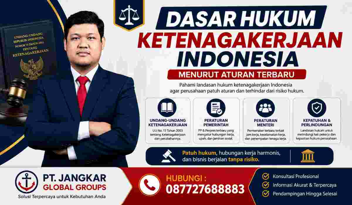 Dasar Hukum ketenagakerjaan Indonesia Menurut Aturan Terbaru