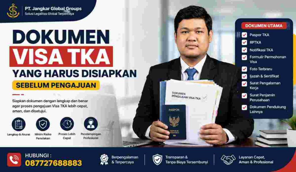 Dokumen Visa TKA yang Harus Disiapkan Sebelum Pengajuan