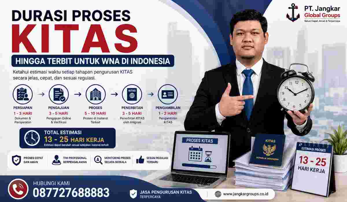 Durasi Proses KITAS hingga Terbit untuk WNA di Indonesia