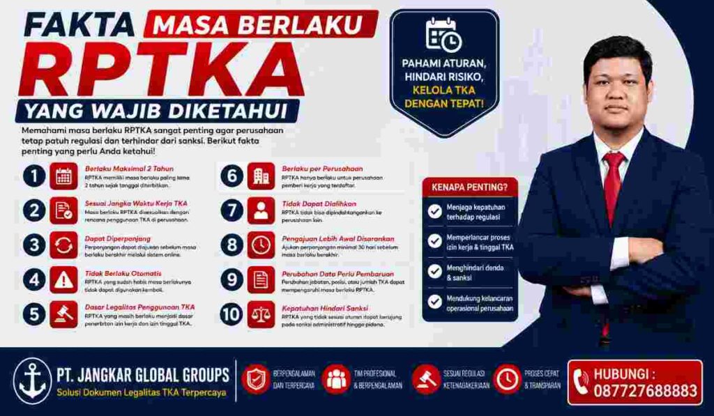 Fakta Masa Berlaku RPTKA yang Wajib Diketahui