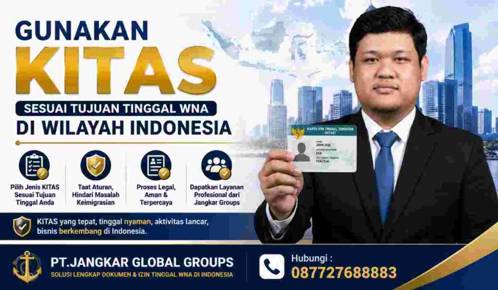 Gunakan KITAS Sesuai Tujuan Tinggal WNA di Wilayah Indonesia
