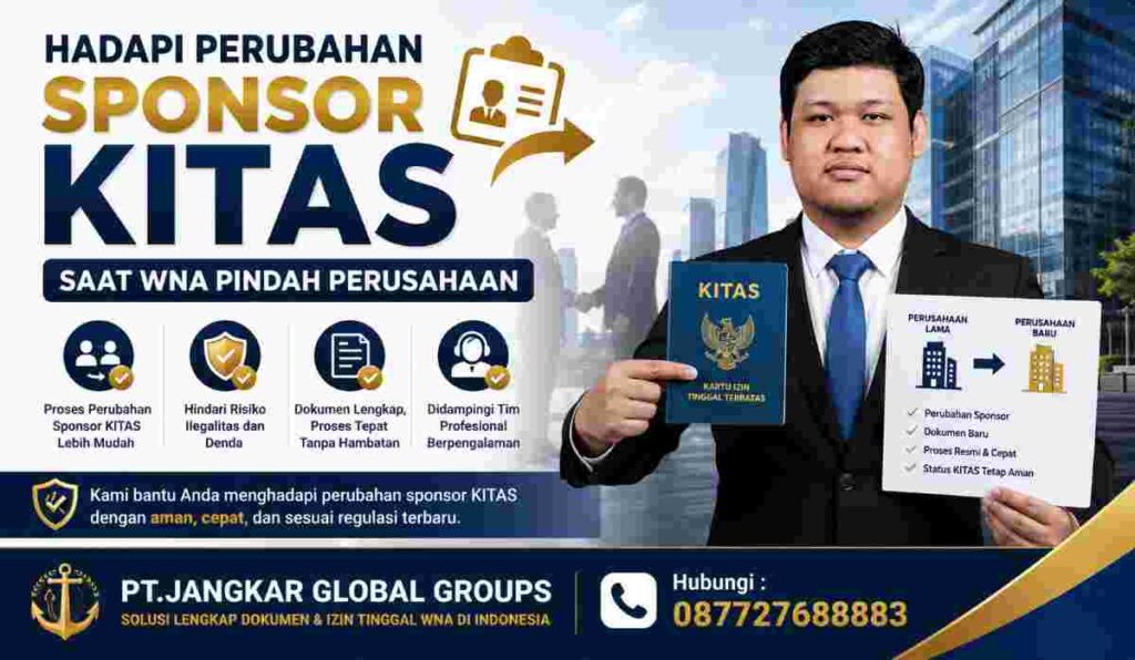 Hadapi Perubahan Sponsor KITAS Saat WNA Pindah Perusahaan