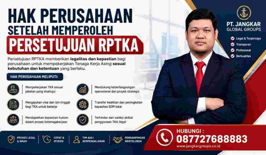 Hak Perusahaan Setelah Memperoleh Persetujuan RPTKA