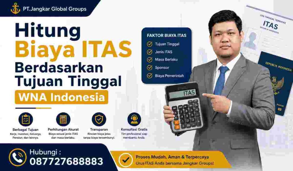 Hitung Biaya ITAS Berdasarkan Tujuan Tinggal WNA Indonesia