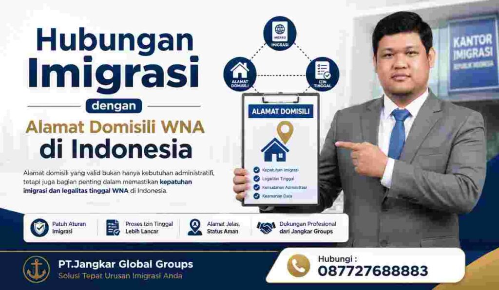 Hubungan Imigrasi dengan Alamat Domisili WNA di Indonesia