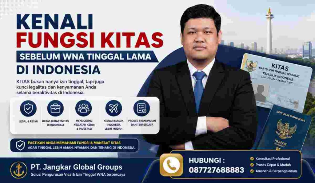 Kenali Fungsi KITAS Sebelum WNA Tinggal Lama di Indonesia