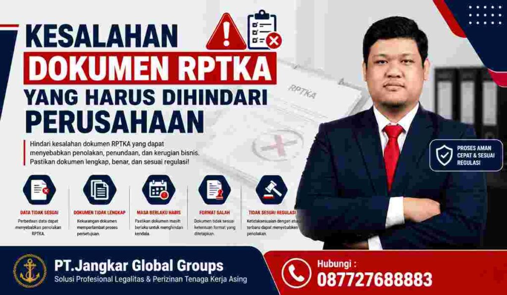 Kesalahan Dokumen RPTKA yang Harus Dihindari Perusahaan