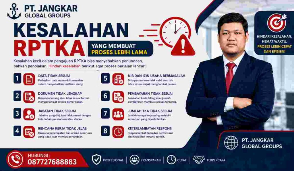 Kesalahan RPTKA yang Membuat Proses Lebih Lama
