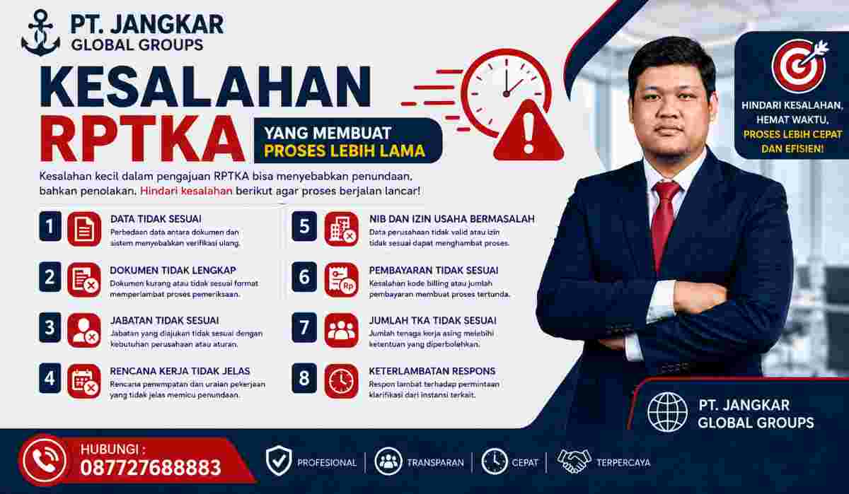 Kesalahan RPTKA yang Membuat Proses Lebih Lama