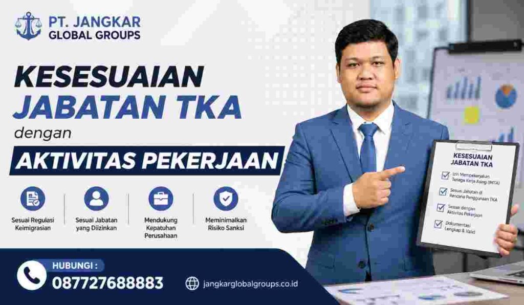 Kesesuaian Jabatan TKA dengan Aktivitas Pekerjaan