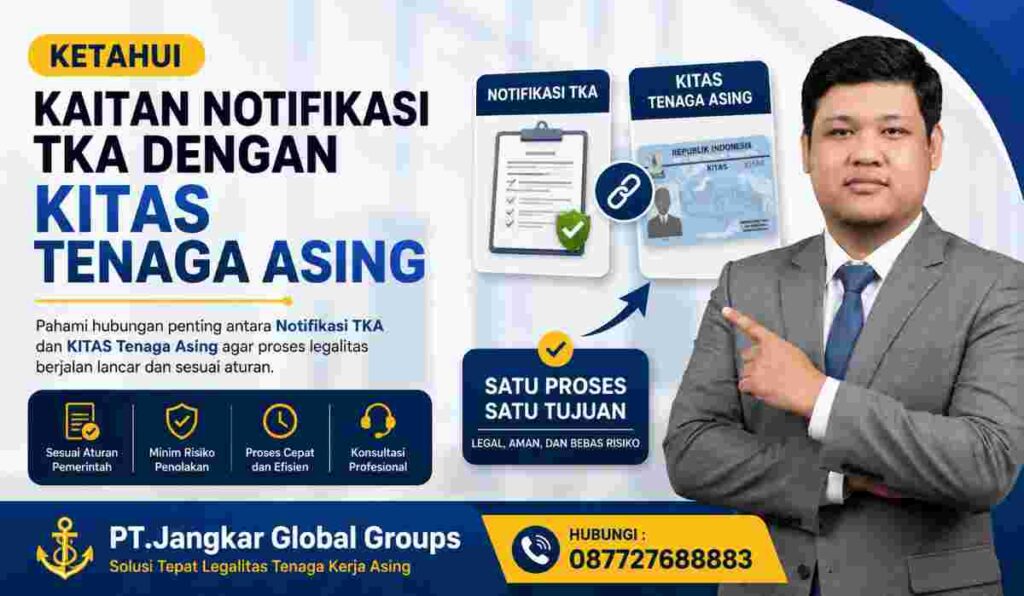 Ketahui Kaitan Notifikasi TKA dengan KITAS Tenaga Asing