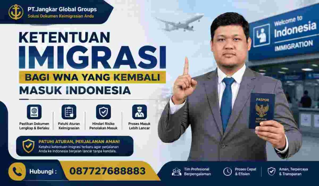 Ketentuan Imigrasi bagi WNA yang Kembali Masuk Indonesia