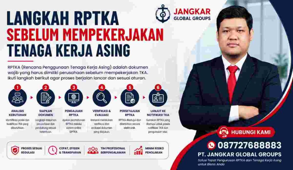 Langkah RPTKA Sebelum Mempekerjakan Tenaga Kerja Asing