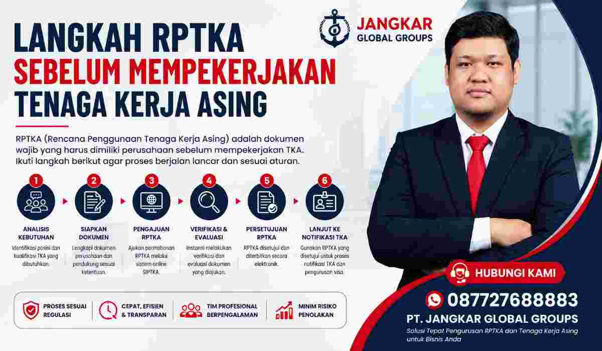 Langkah RPTKA Sebelum Mempekerjakan Tenaga Kerja Asing