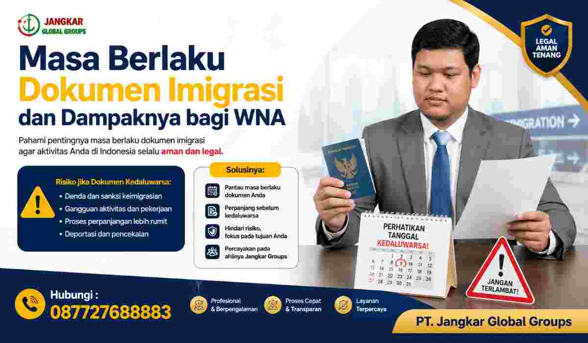 Masa Berlaku Dokumen Imigrasi dan Dampaknya bagi WNA