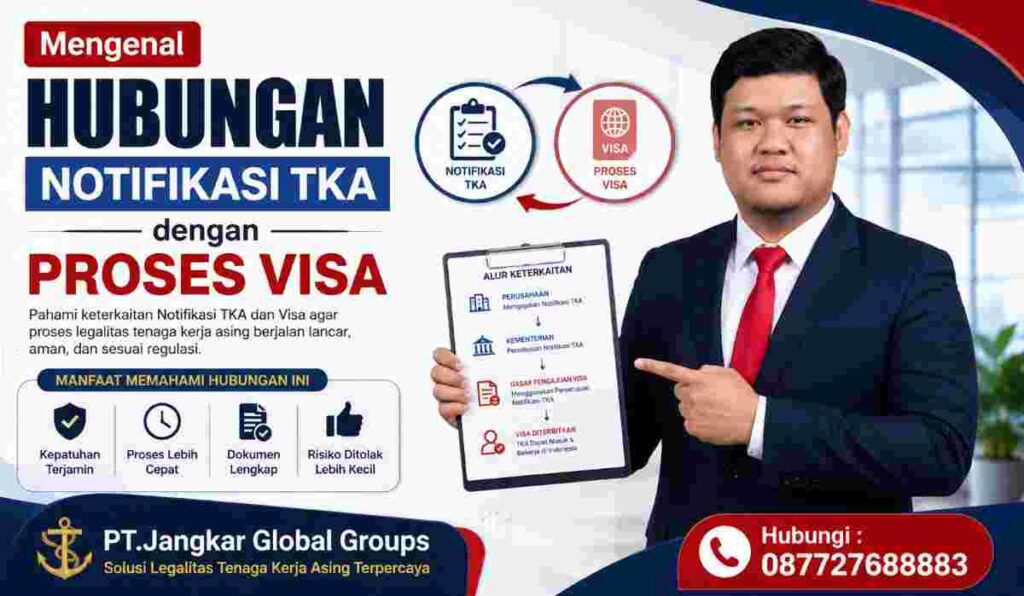 Mengenal Hubungan Notifikasi TKA dengan Proses Visa