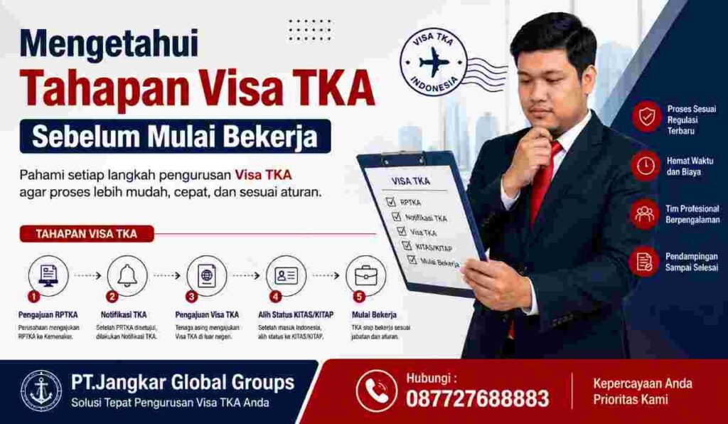 Mengetahui Tahapan Visa TKA Sebelum Mulai Bekerja