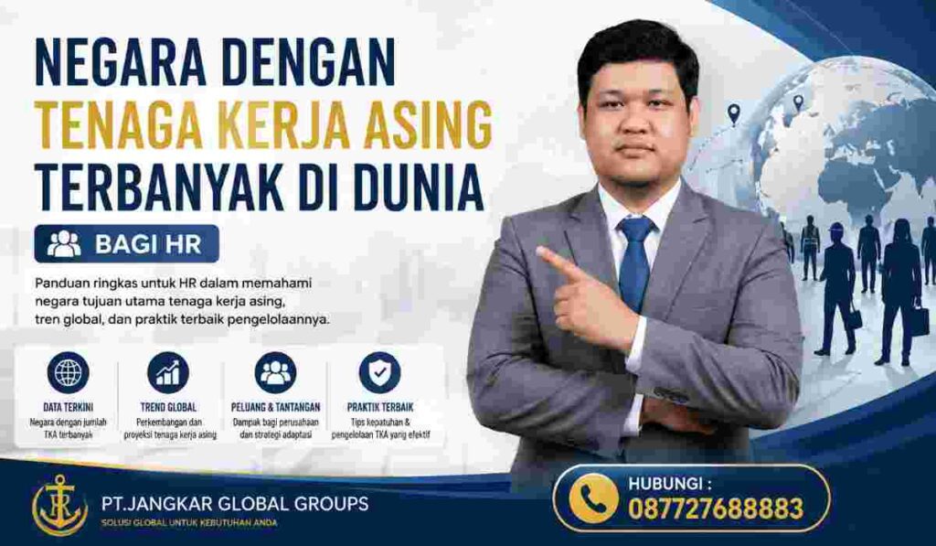 Negara dengan Tenaga Kerja Asing Terbanyak di Dunia bagi HR