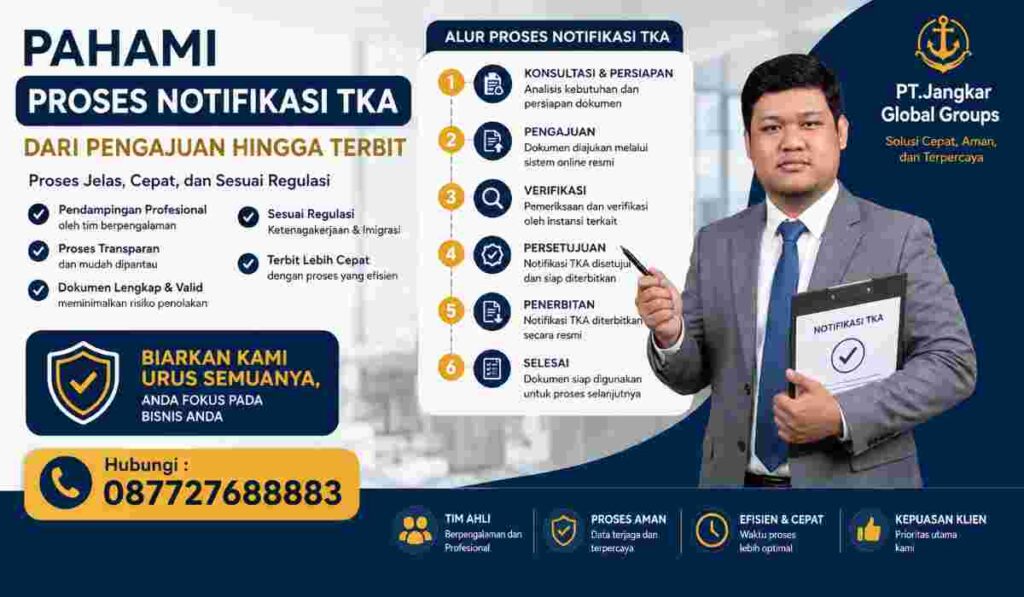 Pahami Proses Notifikasi TKA dari Pengajuan hingga Terbit