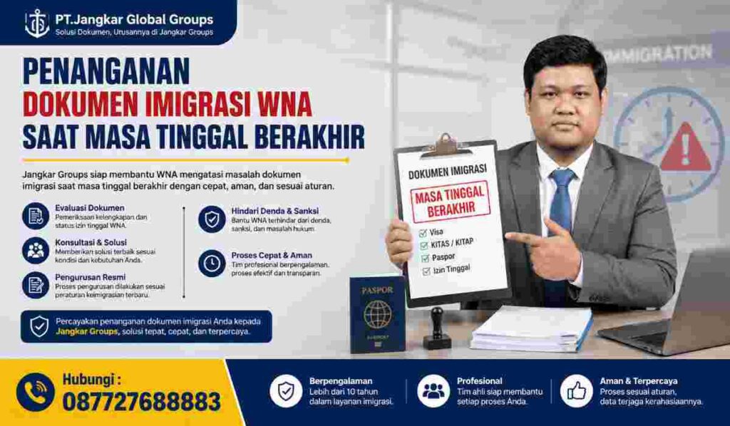 Penanganan Dokumen Imigrasi WNA Saat Masa Tinggal Berakhir