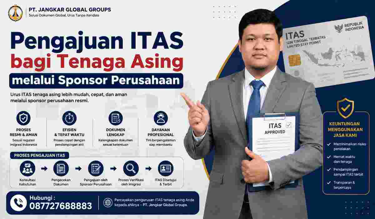 Pengajuan ITAS bagi Tenaga Asing melalui Sponsor Perusahaan