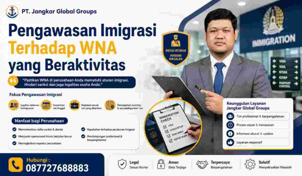 Pengawasan Imigrasi Terhadap WNA yang Beraktivitas