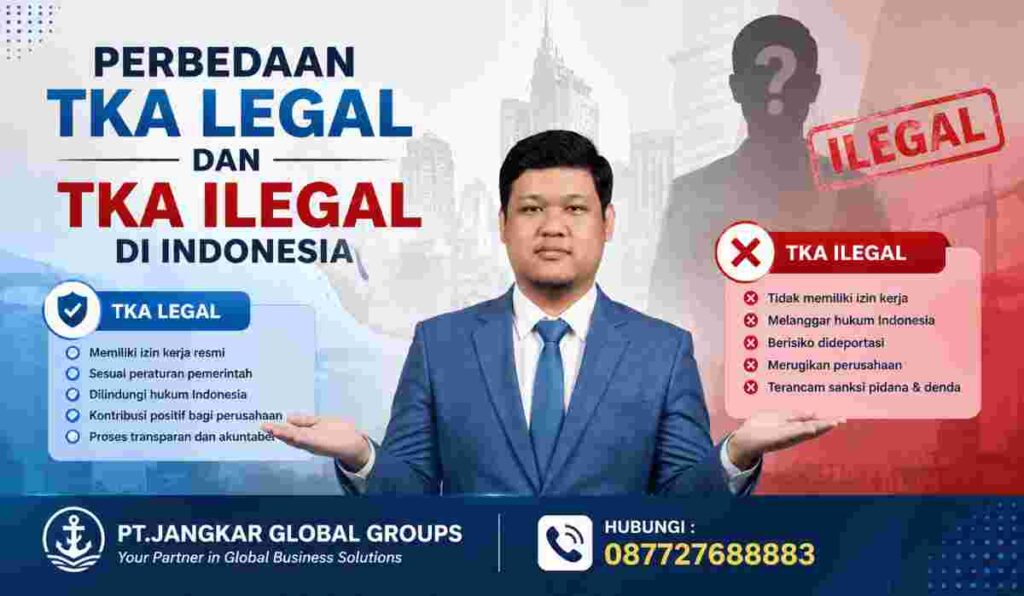 Perbedaan TKA Legal dan TKA Ilegal di Indonesia