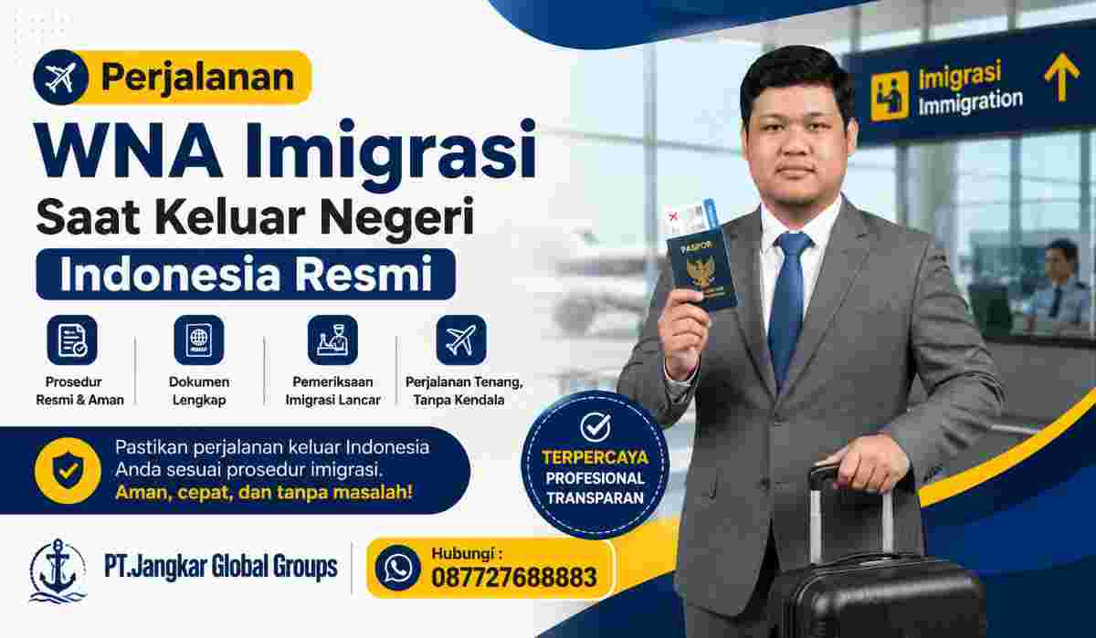 Perjalanan WNA Imigrasi Saat Keluar Negeri Indonesia Resmi
