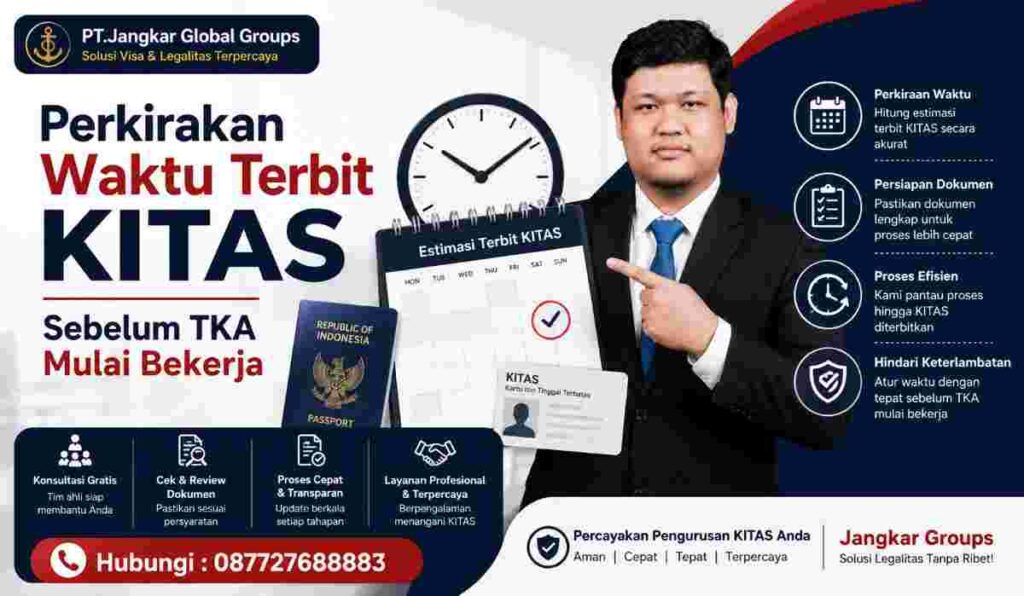Perkirakan Waktu Terbit KITAS Sebelum TKA Mulai Bekerja