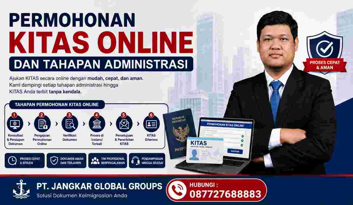 Permohonan KITAS Online dan Tahapan Administrasi