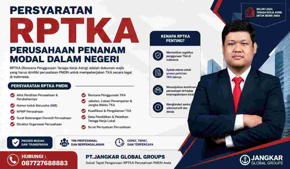Persyaratan RPTKA Perusahaan Penanam Modal Dalam Negeri
