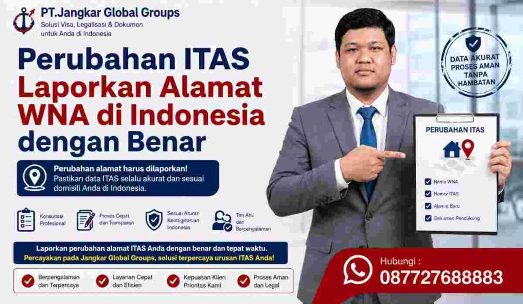 Perubahan ITAS Laporkan Alamat WNA di Indonesia dengan Benar