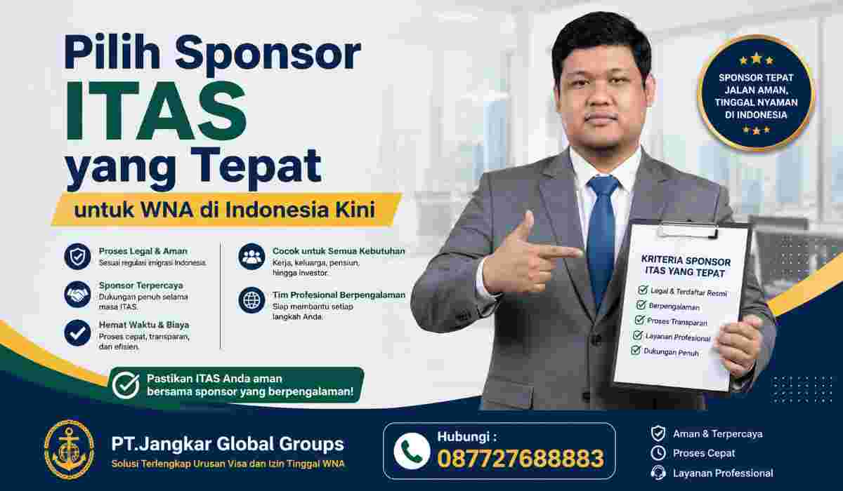 Pilih Sponsor ITAS yang Tepat untuk WNA di Indonesia Kini