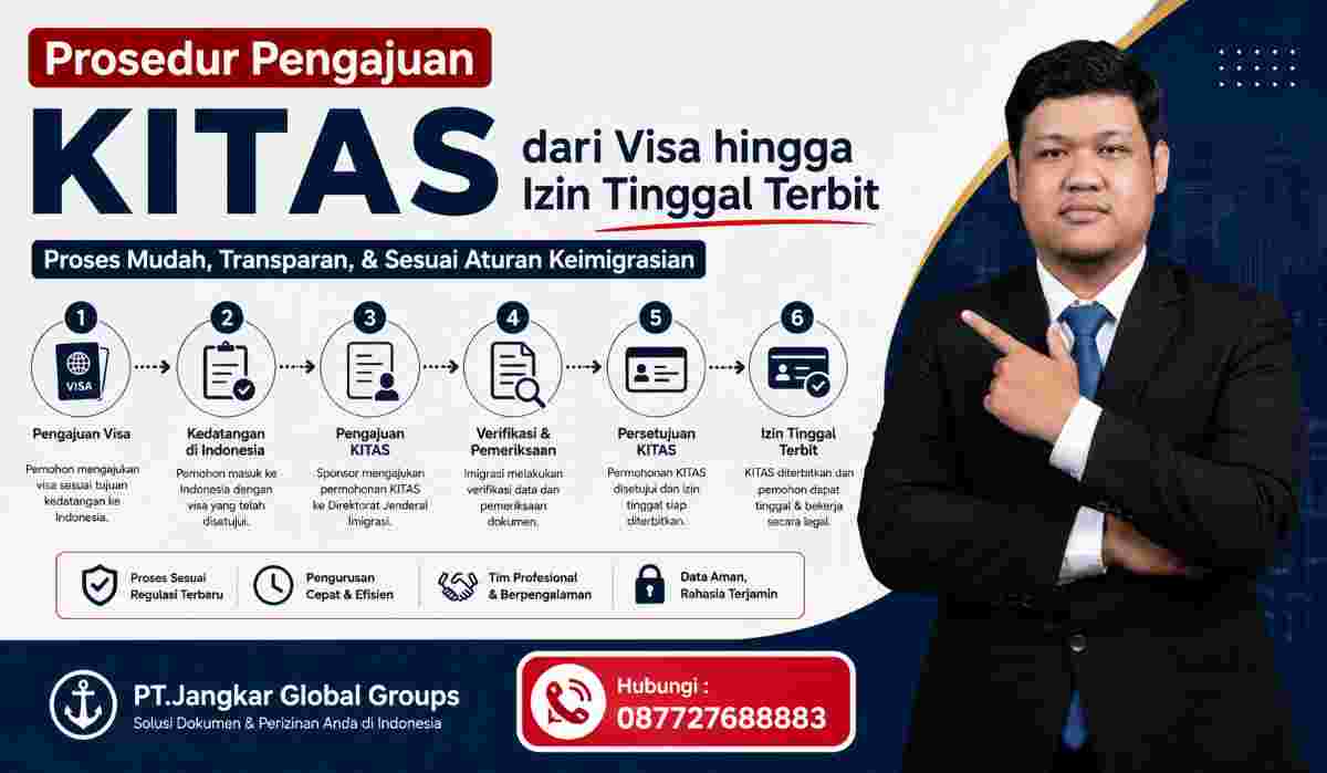 Prosedur Pengajuan KITAS dari Visa hingga Izin Tinggal Terbit