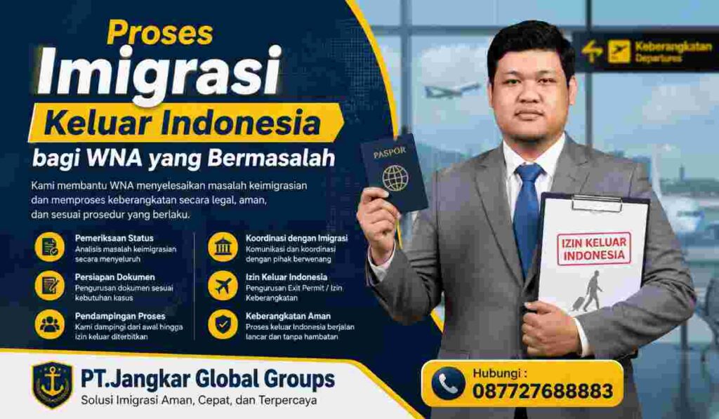 Proses Imigrasi Keluar Indonesia bagi WNA yang Bermasalah